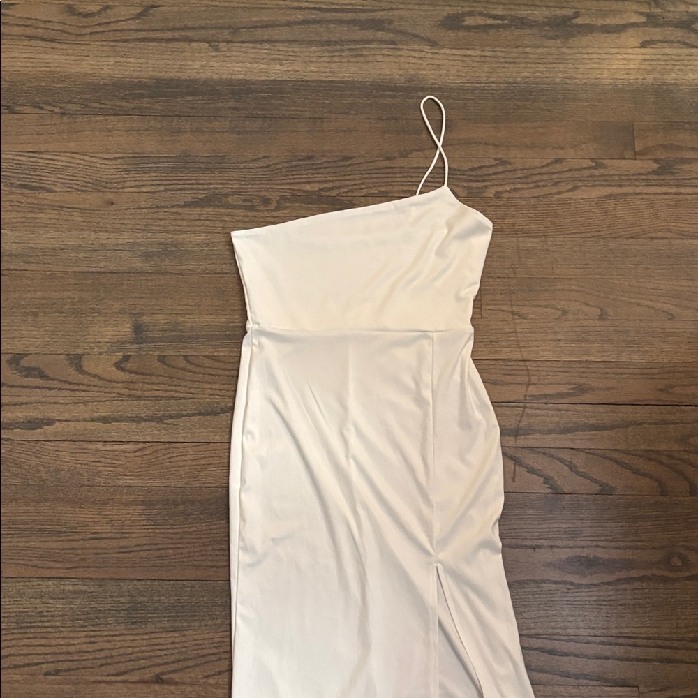 SHEIN Cream Midi Dress - Picture 3 of 12
